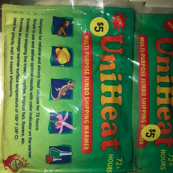 72 Hour UniHeat Jumbo Shipping Warners - Picture 2 of 2